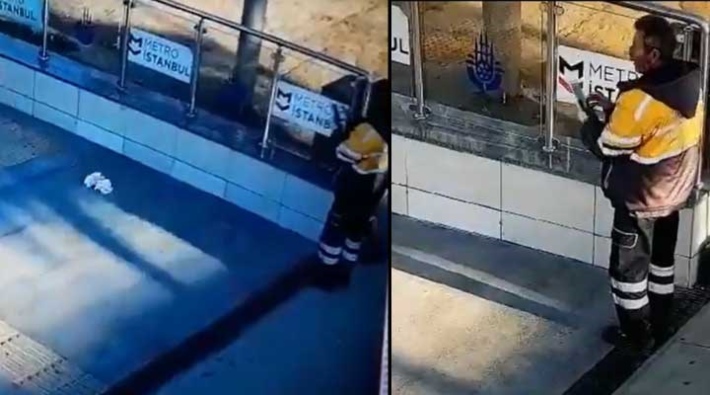 İBB Sözcüsü Ongun: Belediye çalışanı metro girişine çöp bırakıp fotoğrafını çekiyor