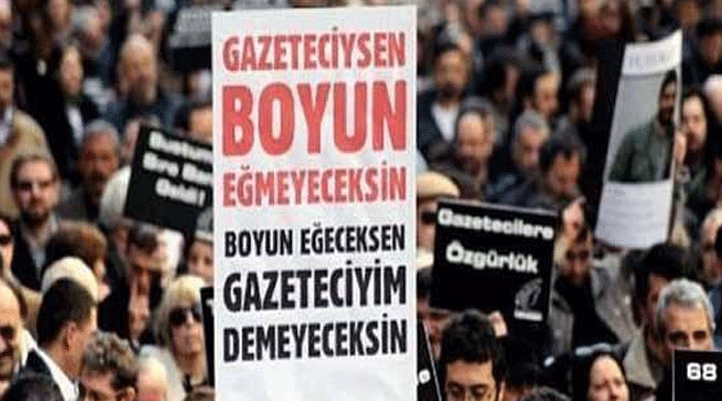 Türkiye basın özgürlüğünde iki sıra daha geriledi