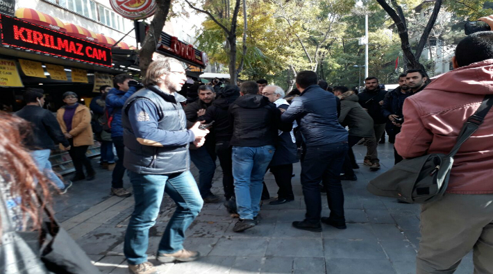 VİDEO | İHD'nin Yüksel'deki açıklamasına polis saldırısı