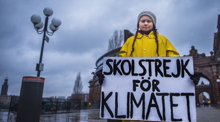 İklim hareketi öncüsü Thunberg'e 'Vicdan Elçiliği Ödülü' verildi