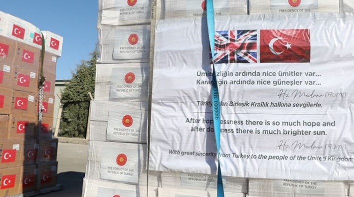 İngiltere’ye gönderilen tıbbi yardım malzemeleri için AKP kadın kolları üyesi şirket kurmuş