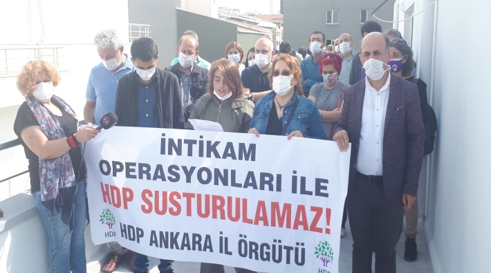 HDP Ankara İl Örgütü'nden gözaltılara karşı basın açıklaması: İntikam operasyonlarıyla susmayacağız!