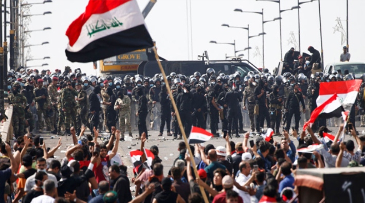 Irak'ta polis halka ateş açtı: 20 ölü, 865 yaralı