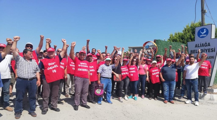 İşçiler MHP'li Aliağa Belediyesi'ni uyardı:  Bir an önce hak ettiğimiz ücretleri ödeyin!