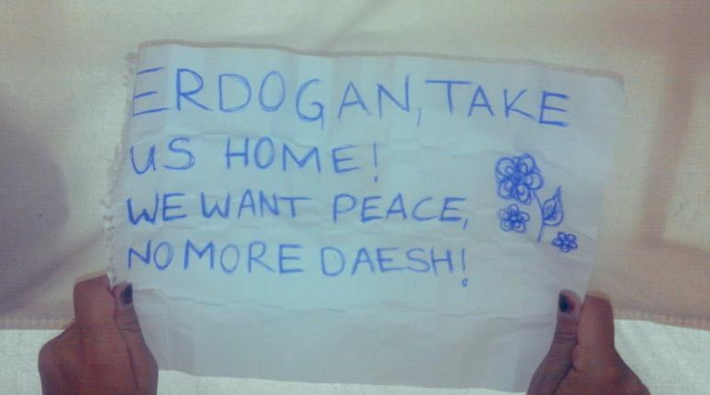 IŞİD: Türkiye'nin bizi eve götürmesini bekliyoruz