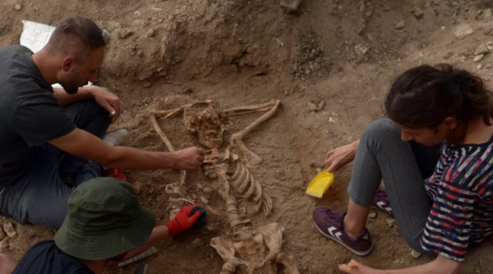 Sinop'ta 'keyifli' insan iskeleti bulundu