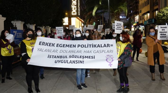 Kadınlar, 8 Mart yaklaşırken Kadıköy’den seslendi: 'İstanbul Sözleşmesi uygulansın'