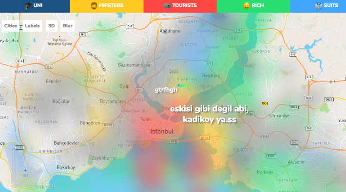 İşte İstanbul'un Hipster haritası