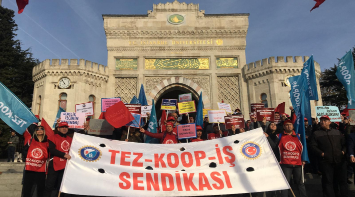 İşten çıkarılan İstanbul Üniversitesi işçileri, üniversiteden seslendi: 'Atılan işçiler geri alınsın!'