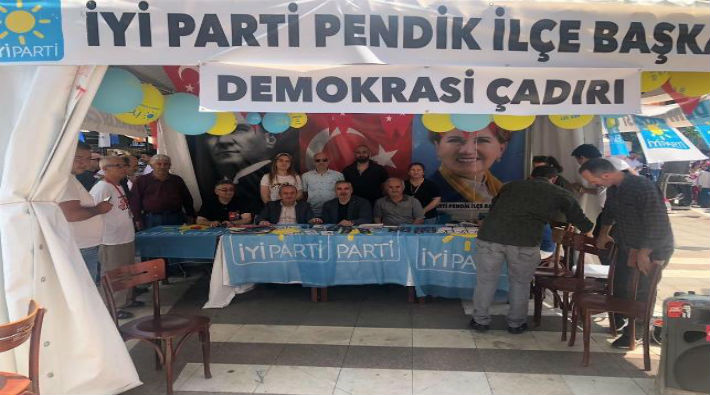 İYİ Parti'nin 'Demokrasi Çadırı'na kaymakamlık engeli