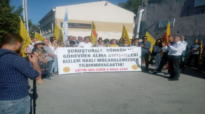 İzmir'de Eğitim Sen faaliyetlerini engelleme girişimi
