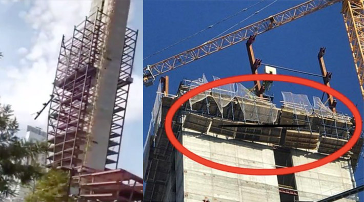 İzmir depreminde gökdelen inşaatından düşen bir işçi hayatını kaybetti