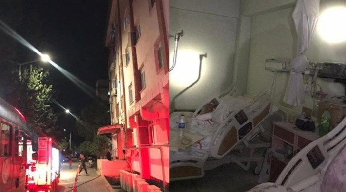 İzmir'de göğüs hastalıkları hastanesinde yangın