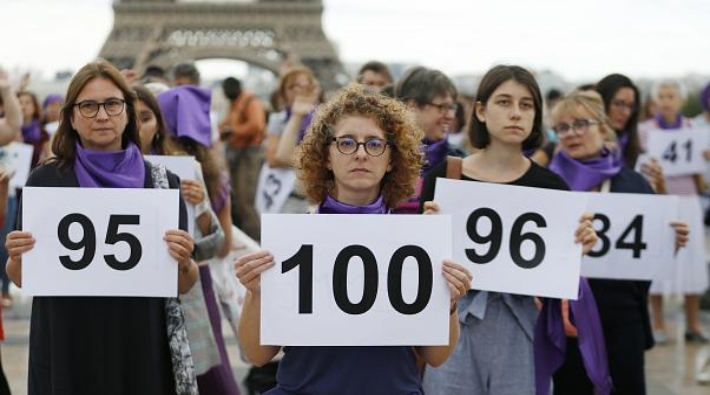 Fransa'da 2019'un başından beri 100 kadın öldürüldü