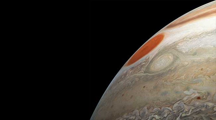 Juno'dan Jüpiter'e dair yeni fotoğraf
