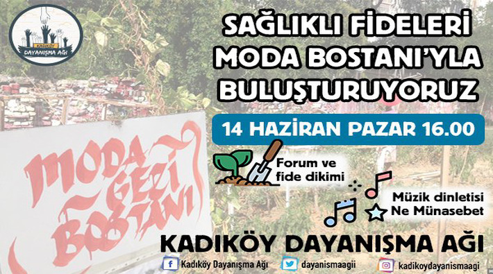 Kadıköy Dayanışma Ağı'ndan fide dikme etkinliği: 'Bostanımıza yeniden kavuşuyoruz'