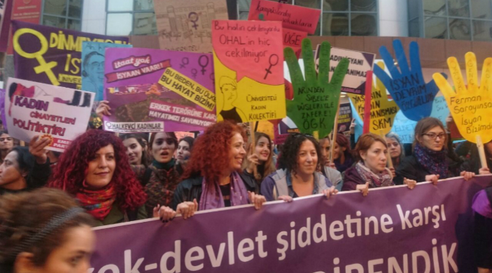'Tayyip kaç kadınlar geliyor' sloganına ‘Erdoğan’a hakaretten’ soruşturma