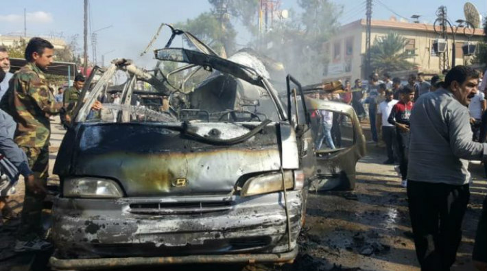 Kamışlı'da patlama: Bomba yüklü aracın üzerinde dikkat çeken 'Konya' yazısı