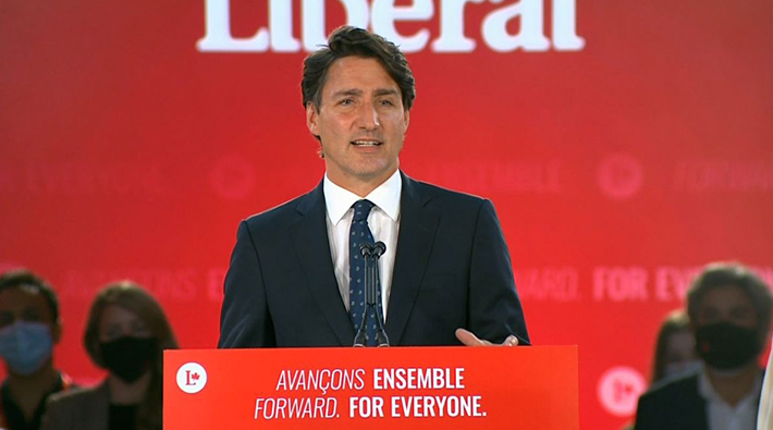 Kanada’da seçimin kazananı Liberal Partili Trudeau oldu