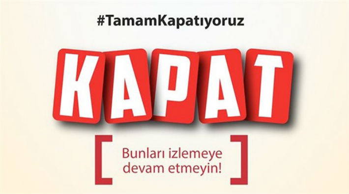 Yurttaşlar 'Havuz medyasını #KapatGitsin' dedi