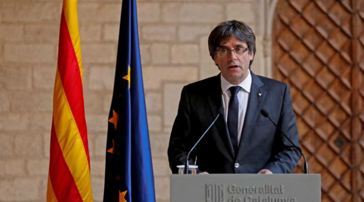 Katalonya liderinden 'demokratik direniş' çağrısı