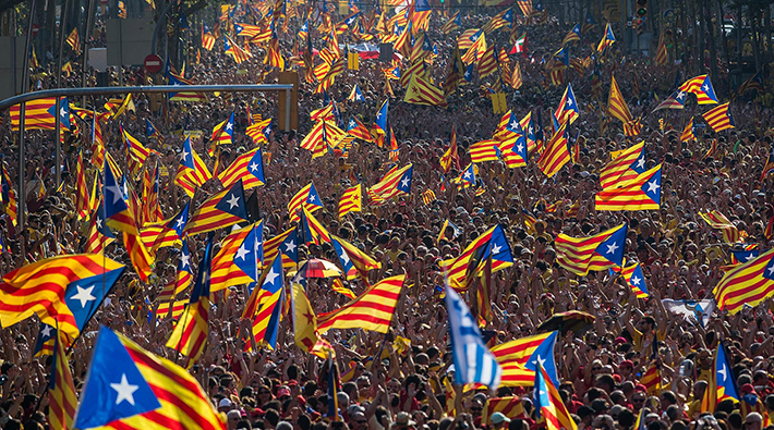 Katalonya'da referandum sonuçlandı: Yüzde 90 'Evet'