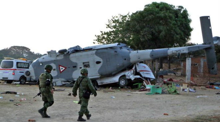 Katliam gibi helikopter kazası: Ölü ve yaralılar var