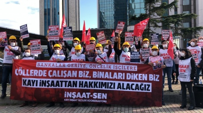 Mühlet doldu, haklar ödenmedi: Kayı İnşaat işçileri direniş için yine İstanbul'a geliyor!