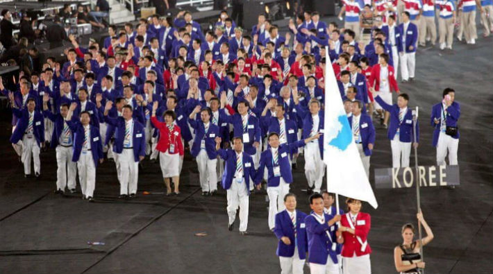 KDHC ve Kore Cumhuriyeti olimpiyatlarda tek bayrak altında yürüyecek