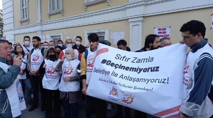 Kent Emekçileri Dayanışması’ndan direnişteki Bakırköy işçilerine destek
