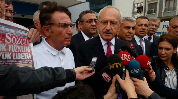 Kemal Kılıçdaroğlu'ndan Sözcü'ye destek ziyareti: İktidarın rahat rahat hazmedemediği bir gazete