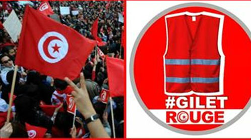 Direniş yayılıyor: Tunus'ta 'Kırmızı Yelekliler' çağrısı 