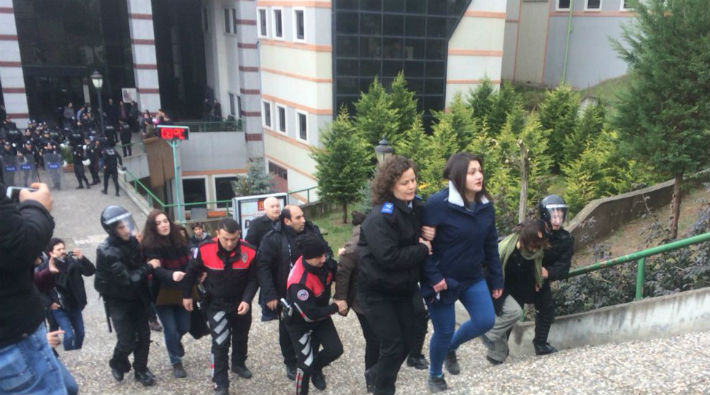 KOÜ'de polis ve ÖGB saldırısı: Çok sayıda gözaltı