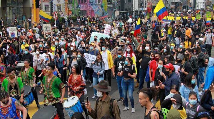 Kolombiya'da Ulusal Grev Komitesi'nden 9 Haziran için 'dev eylem' çağrısı