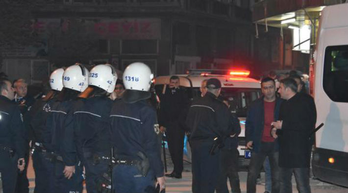 Konya'da 200 kişilik grup, Suriyelilere saldırdı