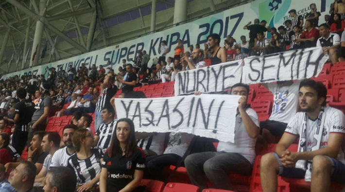 Konyaspor'dan skandal açıklama: Nuriye Gülmen ve Semih Özakça için pankart açıp tahrik ettiler