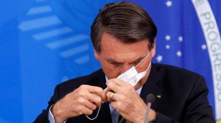 Koronavirüse 'küçük bir grip' diyen Bolsonaro'nun üçüncü testi de pozitif çıktı!