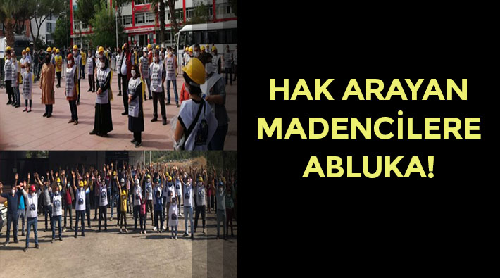 Hakları için iki koldan Ankara'ya yürümek isteyen madencilere kolluk ablukası!