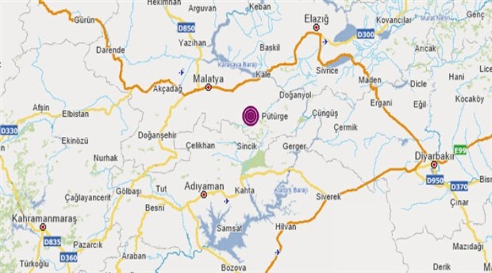 Malatya’da 4,6 büyüklüğünde deprem meydana geldi