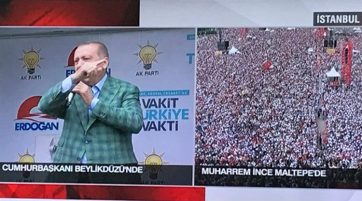 'Maltepe'de 500 kişi yok' diyen Erdoğan'a sürpriz