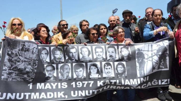 1 Mayıs 1977 Katliamı’nda yaşamını yitirenler anıldı
