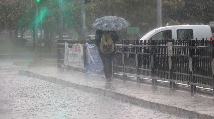 Meteoroloji müdürlüğünden kuvvetli yağış uyarısı
