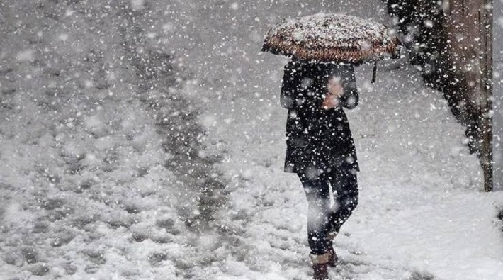 Meteoroloji'den 14 il için kuvvetli kar yağışı uyarısı