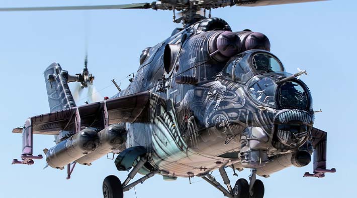 'Ermenistan'da Rusya'ya ait helikopter düşürüldü'