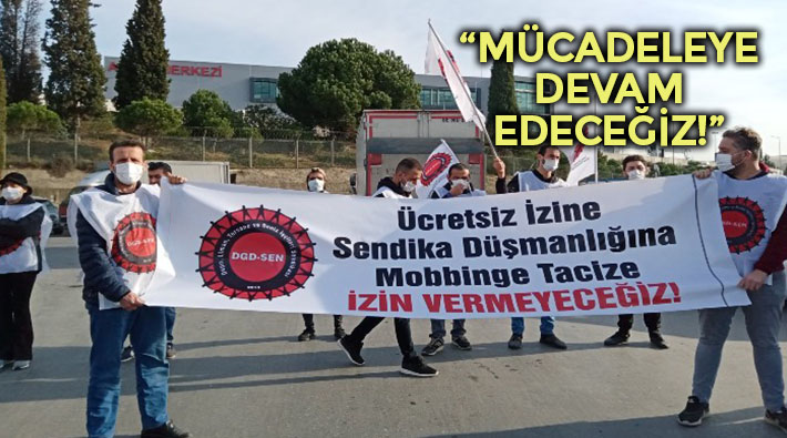 Sendikalı oldular, ücretsiz izin ve sürgüne maruz kaldılar: Migros depo işçileri direniyor!