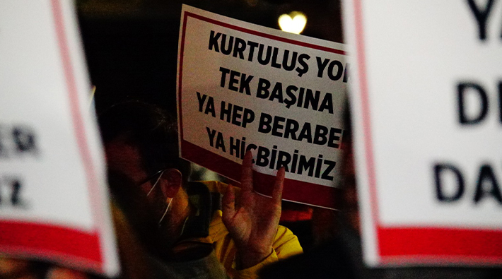 Musa Piroğlu'na yönelik saldırı protesto edildi: 'Az kaldı, gidecekler!'