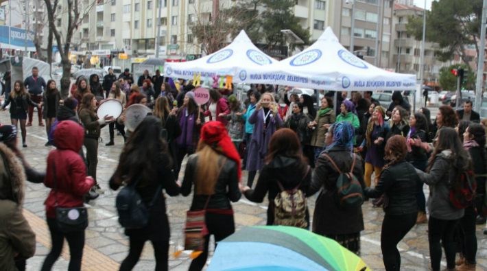 Muğla'da kadınlardan 8 Mart buluşması