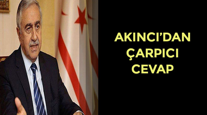 KKTC Cumhurbaşkanı Mustafa Akıncı, 'Türkiye'yi yönetene bağlı makamlar' tarafından aday olmaması için tehdit edildiğini açıkladı
