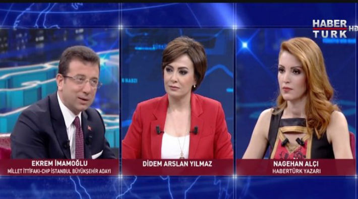 Yandaş Nagehan Alçı, İmamoğlu programını köşesine taşıdı: 'Mühim olan siyasal tavrı ve tarafı net olmak'