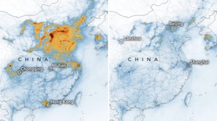NASA: Koronavirüs, atmosferin temizlenmesine yol açtı